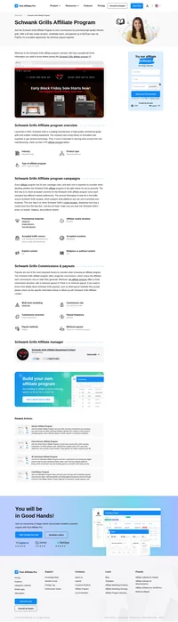 Learn about the Schwank Grills Affiliate Program's key details, campaign restrictions, rules, commissions, and more before you join.