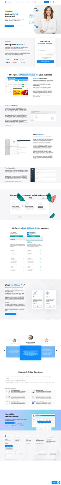 Looking for a Hitpath alternative? Read on to see why Post Affiliate Pro is the best Hitpath alternative out on the market.
