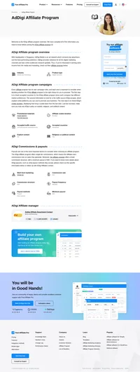 Learn about the AdDigi Affiliate Program's key details, campaign restrictions, rules, commissions, and more before you join.