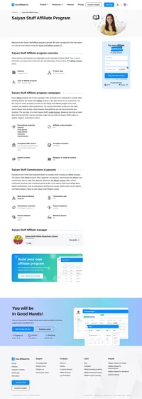 Learn about the Saiyan Stuff Affiliate Program's key details, campaign restrictions, rules, commissions, and more before you join.