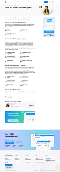 Learn about the Bloat No More Affiliate Program's key details, campaign restrictions, rules, commissions, and more before you join.
