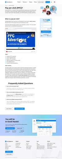 Pay per click means that agents get paid for every click made by customers. Check out the article for more information.