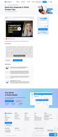 Discover Savannah Sanchez's top five quick-fire tips for creating effective Snapchat and TikTok ads. Learn how to optimize your ad creatives with captions, keep them native to the platform, design for brevity, utilize unboxing videos, and continuously test different copy variations to boost performance. Perfect for businesses looking to enhance their social media advertising strategies.