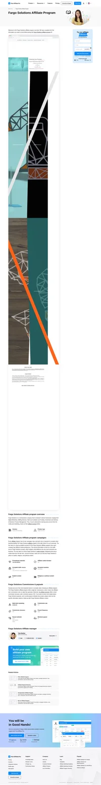 Learn about the Fargo Solutions Affiliate Program's key details, campaign restrictions, rules, commissions, and more before you join.