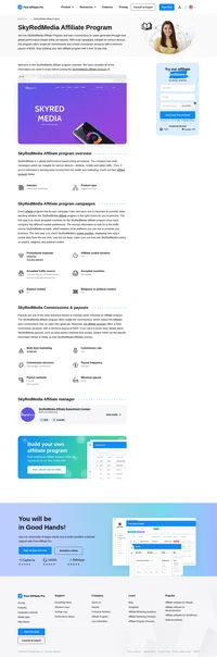 Learn about the SkyRedMedia Affiliate Program's key details, campaign restrictions, rules, commissions, and more before you join.