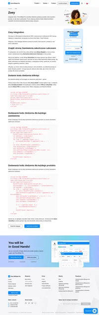 Czy chciałbyś jeszcze bardziej udoskonalić swoje oprogramowanie afiliacyjne? Sprawdź integrację Zoey dla Post Affiliate Pro.