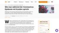 Wir leben in herausfordernden Zeiten. Erfahren Sie, wie Sie während der Coronavirus-Epidemie mithilfe Ihres Helpdesk-Systems mit Ihren Kunden sprechen.