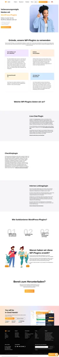 Suchen Sie nach WP-Plugins, um Ihre Webseite zu verbessern? Sehen Sie sich unsere WordPress-Plugins an, um die Kundenerfahrung & den Kundenservice zu verbessern.