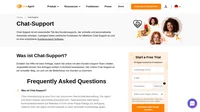 Der Chat-Support wird über eine Live-Chat-Software angeboten. LiveAgent ermöglicht Kunden den Online-Chat-Support. Ein Kundenbetreuer ist stets bereit, Ihnen zu helfen.