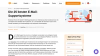E-Mail ist einer der beliebtesten Kommunikationskanäle. Wählen Sie das beste E-Mail-Supportsystem und kümmern Sie sich effektiv um den gesamten E-Mail-Traffic.