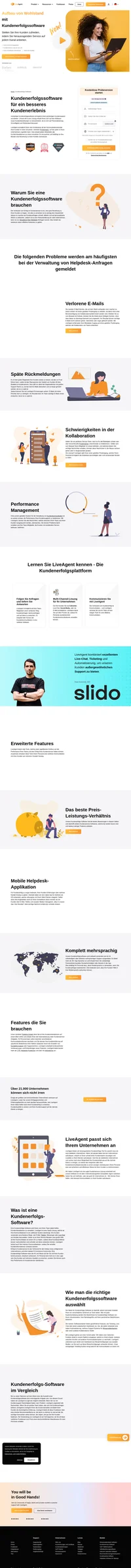 LiveAgent stattet Sie mit einem geteilten Posteingang aus, welches Ihren Mitarbeitern ermöglicht die Arbeitslast nicht verfügbarer Berater zu teilen. Lesen Sie über die Vorteile von Kundenerfolgs-Software.
