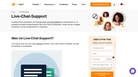 Live-Chat-Support ist eines der Tools in einer Helpdesk-Software, welches es Ihren Kunden ermöglicht, Sie über Ihre Webseite zu kontaktieren.