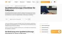 Verwenden Sie diese Qualitätssicherung-Checkliste für Callcenter, um sicherzustellen, dass Ihre Angestellten fähig sind, jeden Anruf zu bearbeiten - ohne Ausnahme.