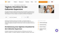 Das Leben des Callcenter-Supervisors kann hektisch sein, aber es gibt Möglichkeiten, es einfacher zu machen. Schauen Sie sich unsere tägliche Checkliste für den Callcenter-Supervisoren an, um immer organisiert zu bleiben!
