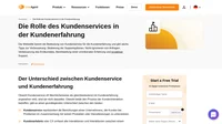 Da Kundenservice ein wichtiger Teil der Kundererfahrung ist, wird die Verbesserung des Services die Erfahrung Ihrer Kunden verbessern und somit sich mehr Einnahmen zeigen.