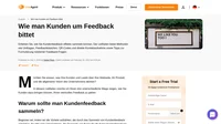 Kundenfeedback zu sammeln ist ein wichtiger Teil der Konversionsforschung. Lernen Sie, wie man Kunden Fragen stellt, um Feedback zu erhalten.