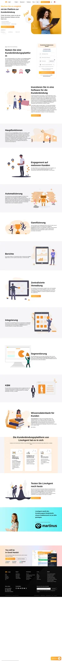 LiveAgent verbessert die Kundenzufriedenheit mit einer Multi-Channel-Plattform zur Kundenbindung. Werfen Sie einen Blick auf die Vorteile von LiveAgent und überzeugen Sie sich selbst.