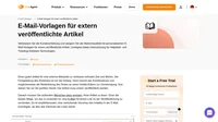 Sehen Sie sich unserer E-Mail-Vorlagen für die Bewerbung extern veröffentlichter Artikel an, die auf Ihre Seite verlinken. Sammeln Sie Views mit diesen einfachen Tipps!