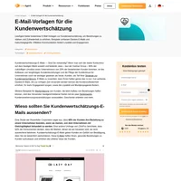 Passen Sie E-Mail-Vorlagen für die Kundenwertschätzung an und speichern Sie sie direkt auf LiveAgent. Die Aussendung von Kundenwertschätzungs-E-Mails war noch nie so einfach!