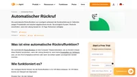 Regen Sie Ihre Kunden an, automatische Rückrufe anzufordern und verbessern Sie Ihre Supporterfahrung mit Ihrem virtuellen Callcenter/Helpdesk für mehrere Kanäle.
