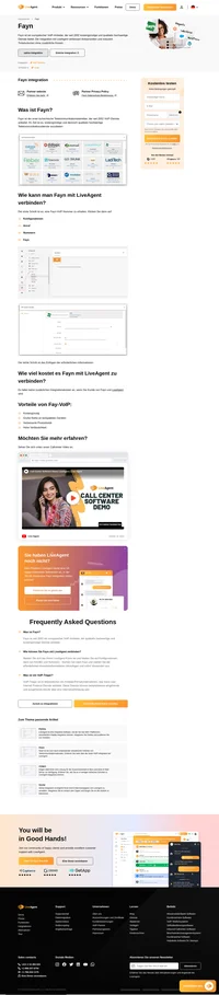 Fayn ist der erste tschechische Betreiber, der VoIP seit 2002 abwickelt. Erfahren Sie mehr über die Fayn-Integration in LiveAgent und ihre Vorteile.