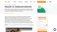 Es gibt zwei Arten von Callcentern, Inbound- und Outbound-Callcenter. Beide verwenden fortgeschrittene Software zur Erhöhung der Leistung.
