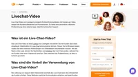 Das Live-Chat-Video ist eine Funktion von LiveAgent mit welcher Sie mit Kunden über einen eingebaute Videofunktion im Live-Chat kommunizieren können.