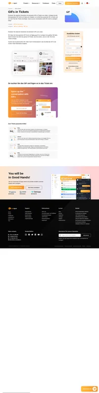 LiveAgent verfügt über eine leistungsstarke GIF-Suche auf Giphy.com. Bringen Sie statische Gespräche in Ihr Leben. Lesen Sie darüber und probieren Sie es jetzt in LiveAgent aus.