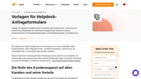 Erfahren Sie, wie Sie Formularvorlagen für Helpdesk-Anfragen erstellen, die Ihre Kunden verwenden können, um Probleme, Fehler und Nachverfolgung von Serviceanfragen zu übermitteln.