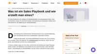 Entdecken Sie, was ein Sales Playbook ist, warum Ihr Unternehmen ihn braucht, und praktische Beispiele, die Ihnen dabei helfen, Outbound und Inbound einzurichten, um mehr Leads abzuschließen.