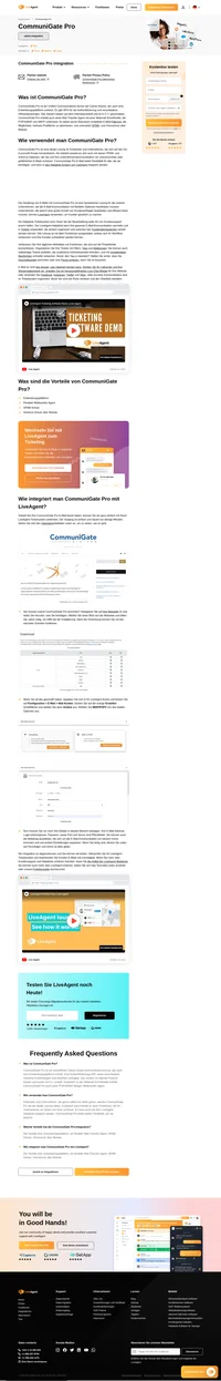 CommuniGate Pro ist eine Carrier-Grade-Entwicklungsplattform voller hilfreicher Anwendungen und einem sicheren Mailtransfer-Agent mit Spam- und Virusschutz.
