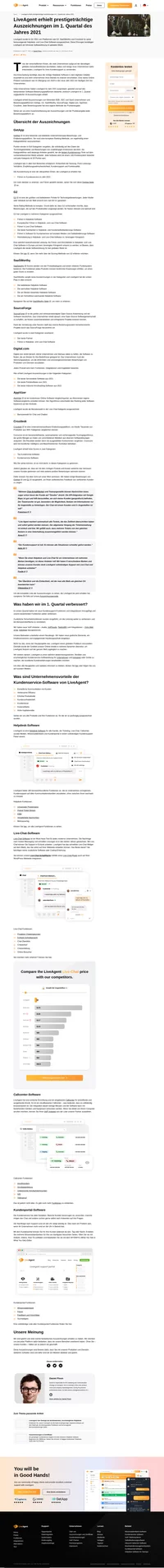 Viele Unternehmen haben LiveAgent im Jahr 2021 ausprobiert, getestet und bewertet. Sehen Sie, welche Auszeichnungen LiveAgent im 1. Quartal erhalten hat.