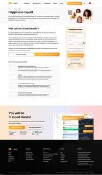 Ein Glücks-Bericht ist ein vom Unternehmen erstellter Bericht, der zeigt, wie zufrieden die Kunden mit ihren Produkten und Dienstleistungen sind. Weitere Informationen finden Sie hier.