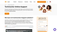 Ein technischer Online-Support ist eine online Unterstützung für Kunden (über das Internet). Er kann über verschiedene Kanäle bereitgestellt werden, wie Chat, Email, etc. .