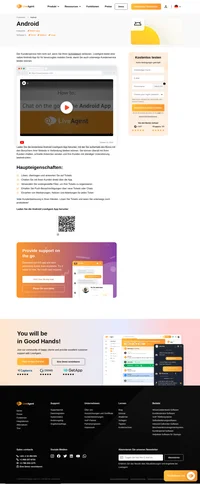 Bieten Sie Support, halten Sie sich über Tickets auf dem Laufenden und machen Sie mehr mit der LiveAgent-App für Android. Sie können dies auch dann tun, wenn Sie nicht an Ihrer Helpdesk sind.