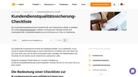 Sind Sie bestrebt, die Qualität Ihres Kundenservice auf höchstem Niveau zu halten? Dann kann Ihnen unsere Checkliste zur Qualitätssicherung im Kundenservice dabei helfen!