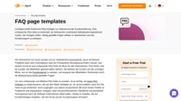 Sie bauen eine Wissensbasis auf und wissen nicht, wie Sie anfangen sollen? Verwenden Sie unsere vorgefertigten FAQ-Vorlagen für Abrechnungen, allgemeine Anfragen und mehr!