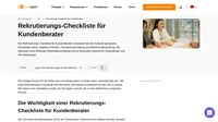 Suchen Sie nach dem besten Kandidaten für den Job? Die folgende Checkliste für das Einstellen eines Kundenberaters wird Ihnen helfen, jemanden zu finden, der exzellente Unterstützung anbietet.