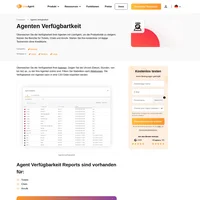 Kontrollieren Sie die Verfügbarkeit Ihrer Agenten. Probieren Sie die Funktion von LiveAgent aus - Verfügbarkeit von Agenten. Verschaffen Sie sich einen Überblick, wann Ihre Agenten online sind. Lesen Sie mehr darüber.