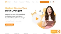 Machen Sie eine Tour durch LiveAgent und entdecken Sie alle erstaunlichen Werkzeuge und Funktionen in unserer Multi-Channel-Helpdesk-App. Probieren Sie es noch heute aus und verbessern Sie Ihren Kundenservice.