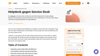 Kennen Sie den Unterschied zwischen Helpdesk und Service Desk? Finden Sie die Definition der einzelnen heraus und erfahren Sie, warum sie nicht gleich sind.