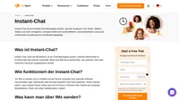 Instant-Chat, auch als IM bekannt, ist ein Chat-Messaging-System, welches Nachrichten in Echtzeit über das Internet versendet. Es ist ein tolles Tool für den Kundenservice.