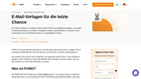 Stellen Sie sicher, dass sogar die unentschiedensten Kunden dank unserer E-Mail-Vorlagen für die letzte Chance einen Kauf abschließen. Das funktioniert mit Scarcity-Marketing!