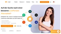 Suchen Sie nach einer besseren Alternative zu LivePerson? Ziehen Sie LiveAgent in Betracht, die ausgezeichnete Helpdesk-Software für mehrere Kanäle.