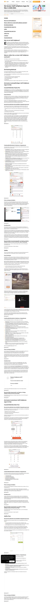 Finden Sie heraus, welche VoIP Softphone Apps 2020 für Mac-Benutzer am besten geeignet sind. Wir bieten sowohl kostenpflichtige als auch kostenlose Softphone Software.