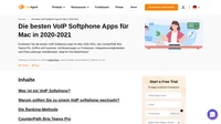 Finden Sie heraus, welche VoIP Softphone Apps 2020 für Mac-Benutzer am besten geeignet sind. Wir bieten sowohl kostenpflichtige als auch kostenlose Softphone Software.
