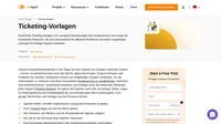 Vorgefertigte Ticketing-Vorlagen zur Verkürzung der Antwortzeiten und zur Gewährleistung eines sofortigen einheitlichen Kundendienstes!