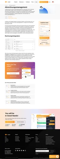 Sorgen Sie mit Abrechnungstools und Integrationen für LiveAgent für Ihre Abrechnung, Rechnungen, Zahlungsautorisierung und vieles mehr.