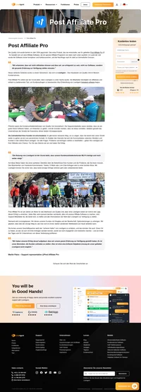 Post-Affiliate Pro ist die führende Affiliate-Tracking-Software, die seit 2004 erhältlich ist. Mehr als 30.000 Unternehmen vertrauen auf Post Affiliate Pro.