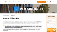 Post-Affiliate Pro ist die führende Affiliate-Tracking-Software, die seit 2004 erhältlich ist. Mehr als 30.000 Unternehmen vertrauen auf Post Affiliate Pro.